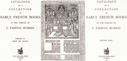 Bibliographie. Buchwesen. Davies, Hugh W(illiam). Catalogue of a Collection of Early French Books in