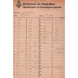 Aljechin - Junge. Notation der Partie Aljechin – Junge, die am 16.10.1942 in Lublin gespielt wurde