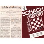 Deutsche Schachzeitung. Caissa. Hrsg. von Rudolf Teschner. 120 Hefte. Ab 1989 folgte eine
