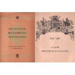 Münchener Schachclub. 125 Jahre Münchener Schachclub 1836 - 1961. Hrsg.: Münchener Schachclub, 1961.