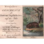 Jagd. Almanach. Neujahrs – Geschenck für Forst und Jagdliebhaber, für das Jahr 1798 hrsg. vom L.