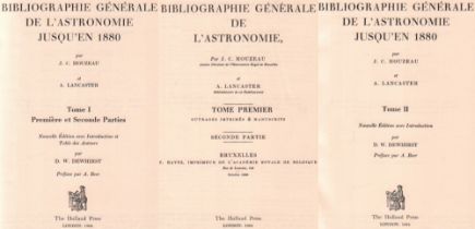 Bibliographie. Astronomie. Houzeau, J. C. und A. Lancaster. Bibliographie Générale de l'