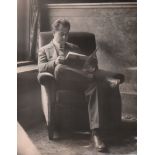 Foto. Capablanca, José Raul. Schwarzweißes Foto mit einer Aufnahme von Capablanca aus der Zeit um