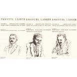 Lasker. Forster, Richard, Michael Negele und Raj Tischbierek. Emanuel Lasker. 3 Bände. Berlin,