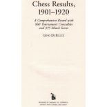 Di Felice, Gino. Chess Results, 1901 - 1920. A Comprehensive Record with 860 Tournament