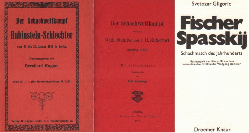 Rubinstein - Schlechter. Kagan, B. (Hrsg.) Der Schachwettkampf Rubinstein - Schlechter vom 21. bis