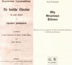 Bibliographie. Buchwesen. Weller, Emil. Repertorium typographicum. Die deutsche Literatur im