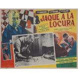 Plakat. Schachnovelle. Konvolut von 8 farbigen mexikanischen Plakaten zum Kinofilm "Jaque a la