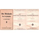 Nimzowitsch, A. Die Blockade. Neue Gesichtspunkte. 2. Auflage. Berlin, Siedentop, 1931. 8°. Mit