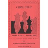 Chess Post. Magazine of the British Correspondence Chess Society. Editor: R. Gillman. 25 Hefte.