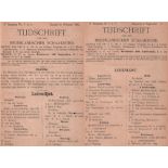 Tijdschrift van den Nederlandschen Schaakbond. Redactie: N. W. van Lennep. Ohne Ort, 1894. 8°. Mit