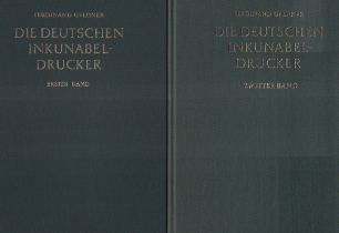 Bibliographie. Buchwesen. Geldner, Ferdinand. Die deutschen Inkunabeldrucker. Ein Handbuch der