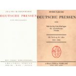 Bibliographie. Pressen. Rodenberg, Julius. Deutsche Pressen. Eine Bibliographie. (Mit Nachtrag der