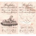 [Heinse, J. J. W.] Anastasia und das Schachspiel. Briefe aus Italien, vom Verfasser des Ardinghello.