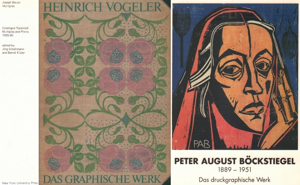 Bibliographie. Graphik. Barlach. Laur, Elisabeth. Ernst Barlach. Die Druckgraphik. Leipzig, Seemann,