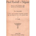 Bilguer. Koch, O. Paul Rudolf v. Bilguer, geboren am 21. September 1815 gestorben am 16. September