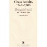 Di Felice, Gino. Chess Results, 1747 - 1900. A Comprehensive Record with 465 Tournament