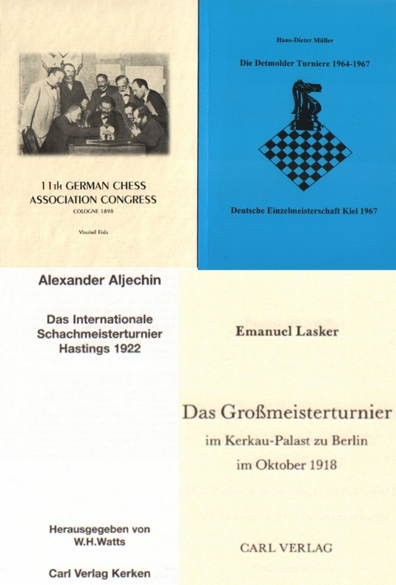 Detmold 1964 – 1967. Müller, H. - D. Die Detmolder Turniere 1964 - 1967. Deutsche