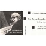 Dürrenmatt, Friedrich. Der Schachspieler. Ein Fragment. [Unveränderte Nachauflage] Großhansdorf,