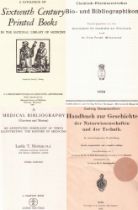 Bibliographie. Medizin und Naturwissenschaften. Konvolut von 4 Büchern von Bibliographien und Werken