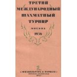 Moskau 1936. (Löwenfisch, G.) (Hrsg.) Tretij meshdunarodnyj schachmatnyj turnir Moskwa 1936.