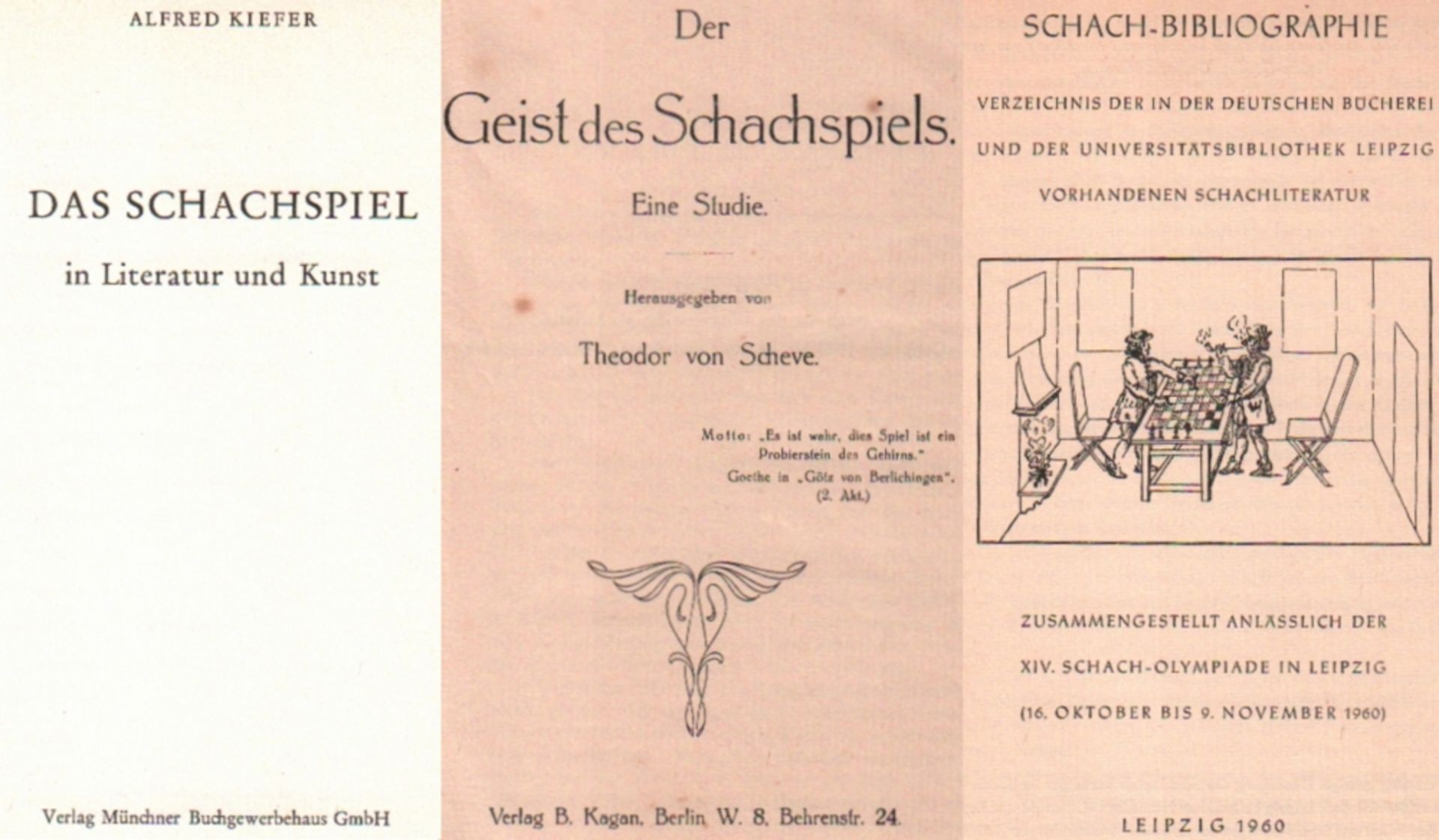 Höhne, H. und Gisela Röhl. (Hrsg.) Schach - Bibliographie. Verzeichnis der in der Deutschen Bücherei