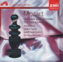 CD. Mozart, W. A. “Quintette avec clarinette / Trio des Quilles“. CD in Box mit Booklet und Inlay.