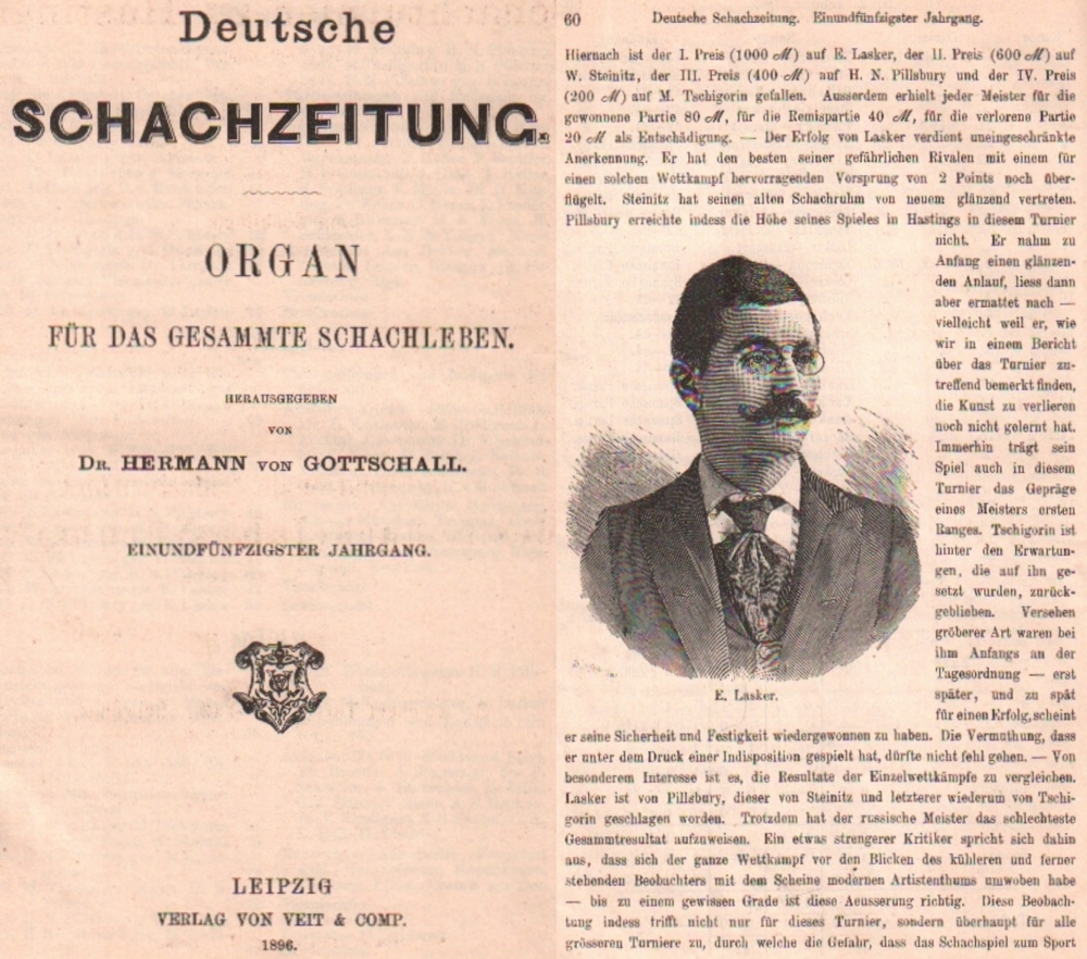 Deutsche Schachzeitung. Organ für das gesammte Schachleben. Hrsg. von H. von Gottschall. 51.