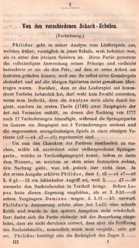 [(Deutsche) Schachzeitung. Hrsg. von der Berliner Schachgesellschaft. 3. Jahrgang 1848. Berlin,