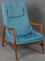 Designer-Lounge-Chair. Dänemark, Rolf Rastad & Adolf Relling wohl für Dokka Möbler 1950er Jahre.