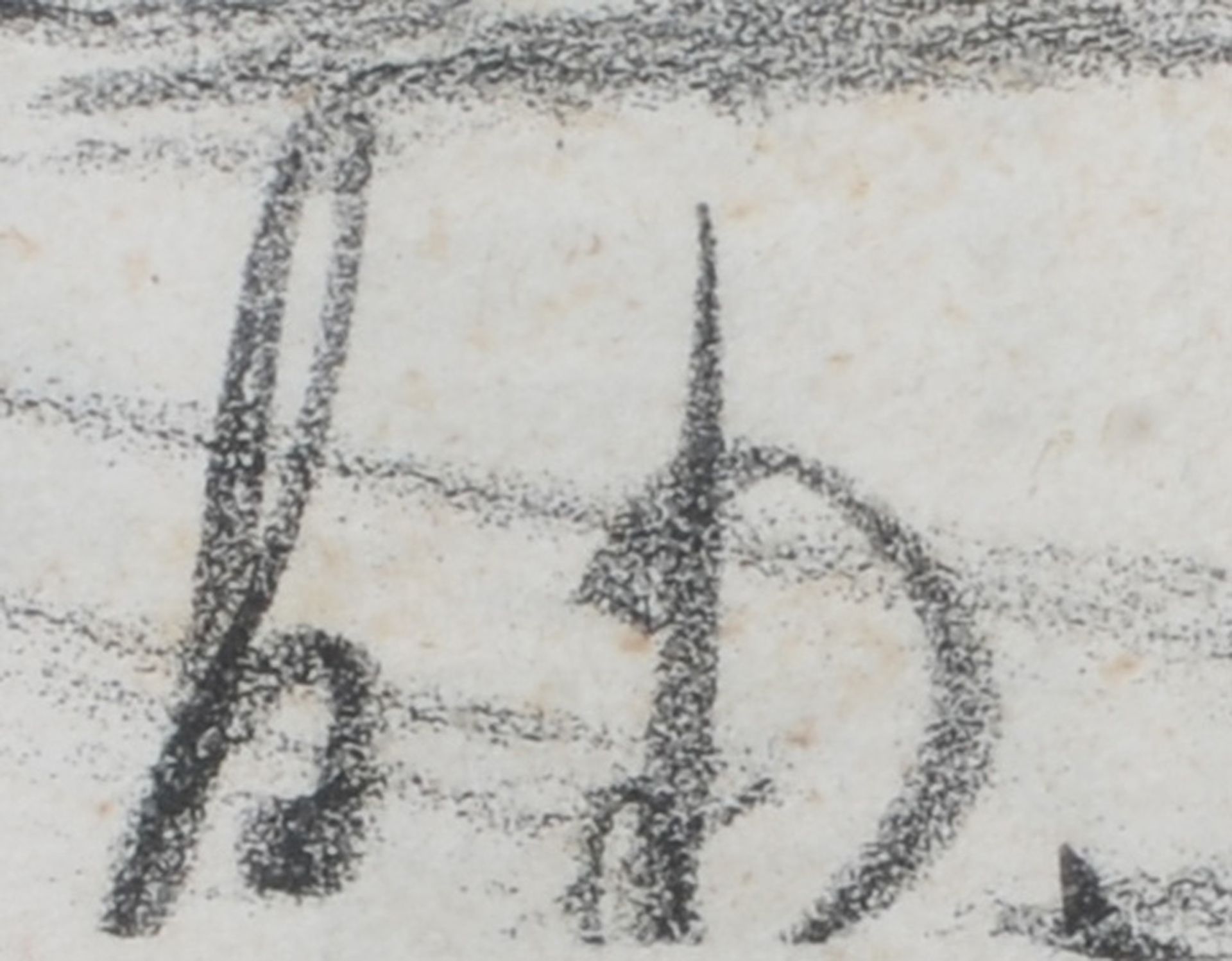 Honoré Daumier (1808-1879). Herren beim Mahl und Ladenszene. Zwei Stahlstiche, re./u./monogr., mit - Image 2 of 2