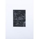 Joseph Beuys (1921-1986). „Tafel II“ aus der Serie „Tafel“. Serigraphie, mittig sign., 37,5 x 27