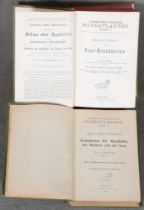 Zwei Bde. Lehmann's Medizin Handatlanten, Bde. IV und V: L. Grünwald, „Krankheiten der Mundhöhle,