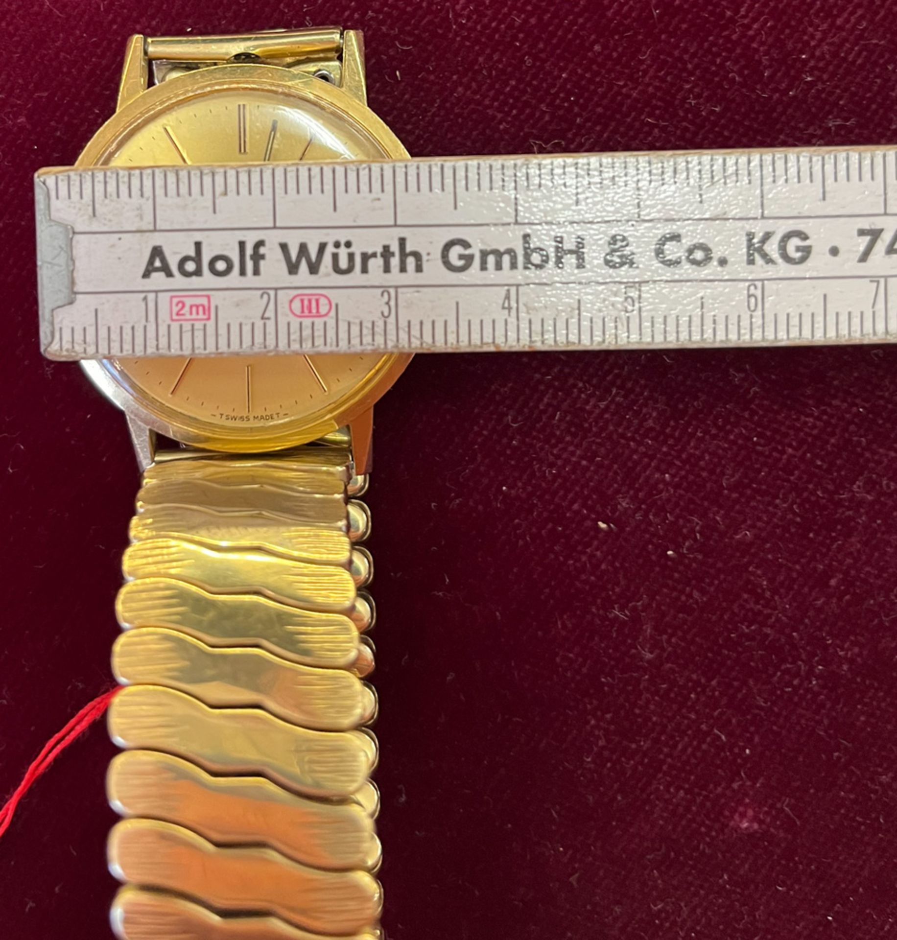 Herrenarmbanduhr, Marke „Omega“ Automatic, mit 18 ct Goldgehäuse und 14 ct Goldarmband. (Funktion - Image 2 of 2