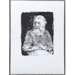 Bernhard Heisig (1925-2011). „Gustave Courbet“. Lithographie 105/250, re./u./sign., 37 x 26 cm.