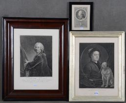 Antoine Pesne (1683-1757) / William Hogarth (1697-1764) / Johann Friedrich Eich (1748-1807). Zwei
