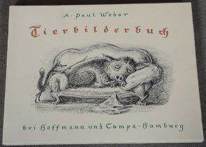 A. Paul Weber „Tierbilderbuch“, mit 52 Abbildungen nach Lithographien, Hoffmann und Campe, Hamburg