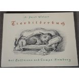 A. Paul Weber „Tierbilderbuch“, mit 52 Abbildungen nach Lithographien, Hoffmann und Campe, Hamburg 1
