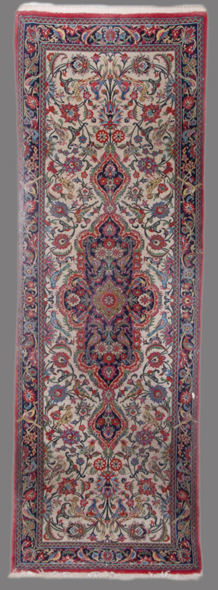 Isfahan-Läufer, 207 x 70 cm.
