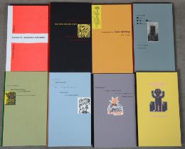 Sieben Bde. Quetsche Verlag für Buchkunst, Expl. 27/120, Witzwort 2003-2007: Wolfgang Hegewald „