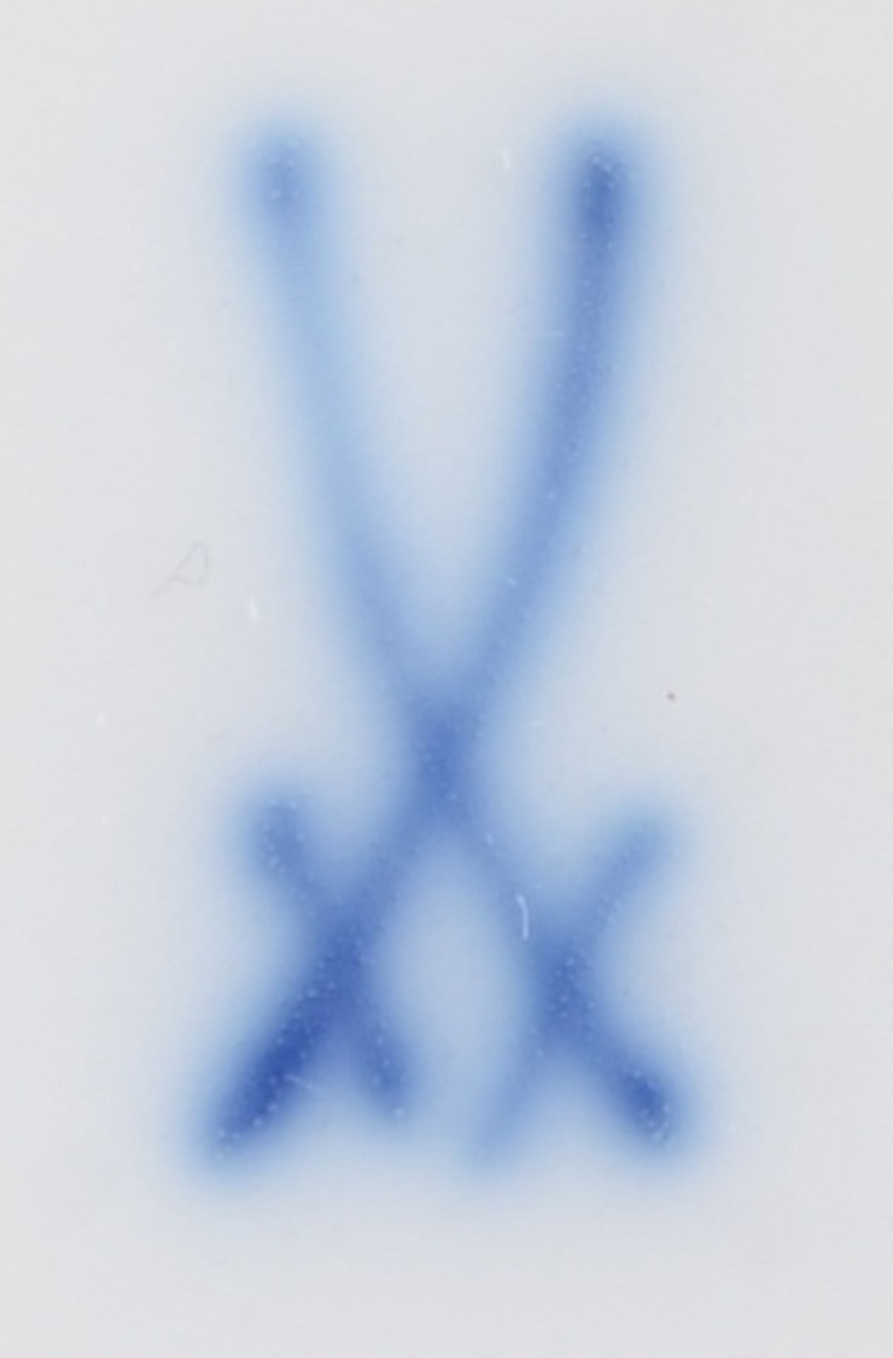 Zwölf Salatteller „Blaue Blume“. Meissen 20. Jh. Passend zur Vornummer, D=je 18 cm. - Bild 3 aus 3