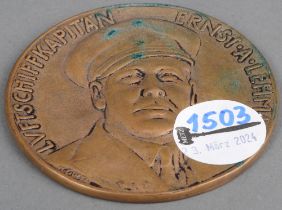 Karl Goetz (1875-1950). Medaille „Die ungeklärte Katastrophe in Lakehurst der LZ 129 Hindenburg 6.