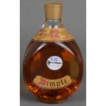 Eine Flasche „Dimple, 12 Years old Whisky“. Für die Genießbarkeit und Lagerung übernehmen wir ausdrü