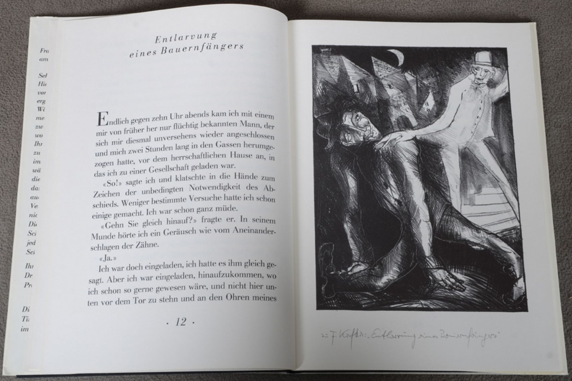 Joachim John, „Scenen aus der Antike“ mit 28 Zinkdrucken und einer signierten Originalzeichnung, o. - Image 5 of 7