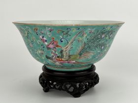 A Chinese Famille Rose bowl, Qing Dynastry Pr. 