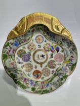A Chinese Cantoness enamel Armorial dish, Qing Dynastry Pr. 