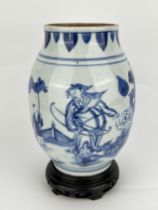 A Chinese blue&white vase, KangXi Pr. 