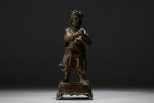 A Chinese bronze figure, 16TH/17TH Century Pr.Collection of NARA private gallary.