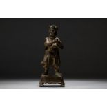 A Chinese bronze figure, 16TH/17TH Century Pr.Collection of NARA private gallary. 