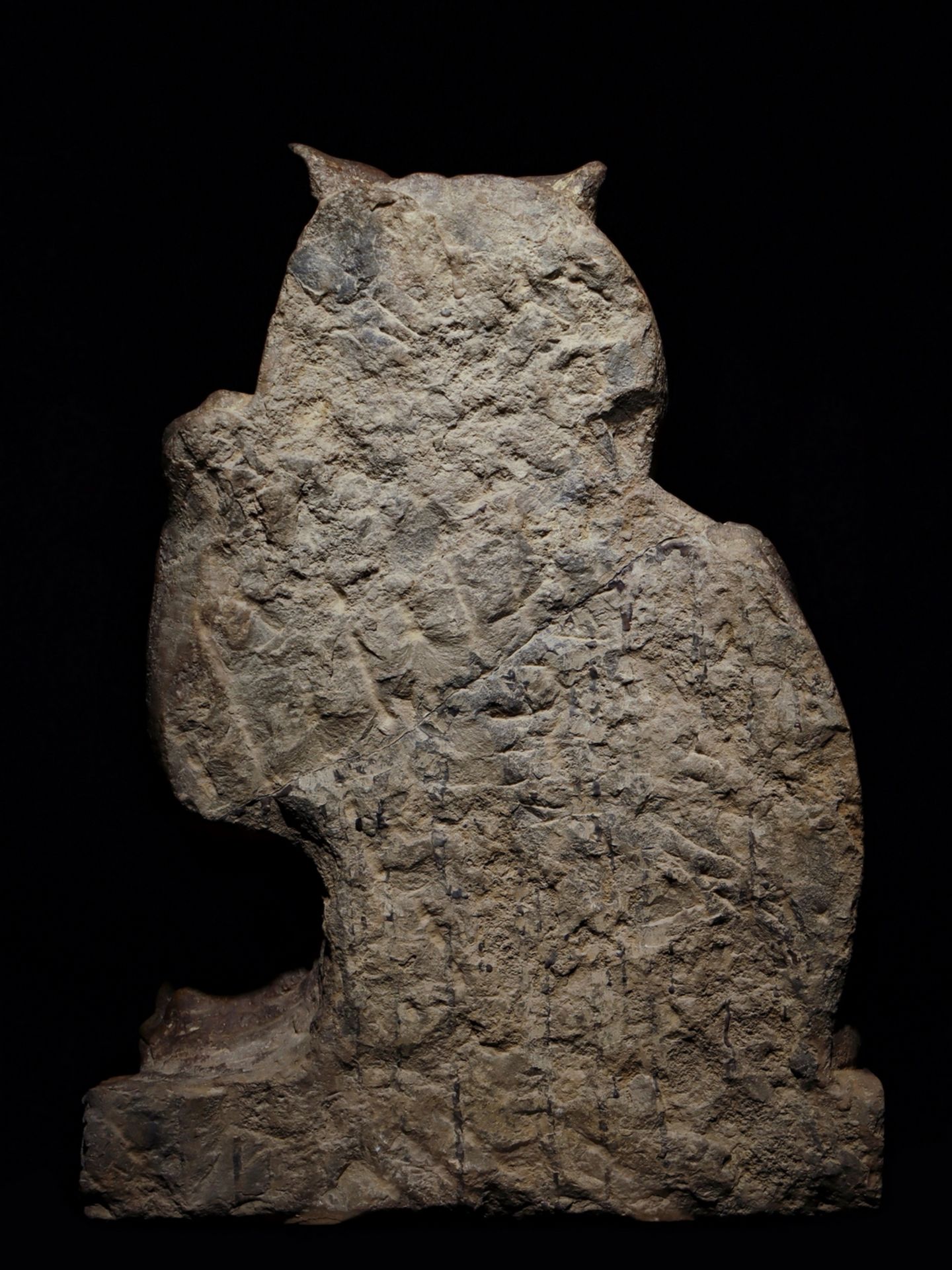 A Chinese stone sculpture, 14TH Century earlier Pr. Collection of NARA private gallary. - Image 9 of 9